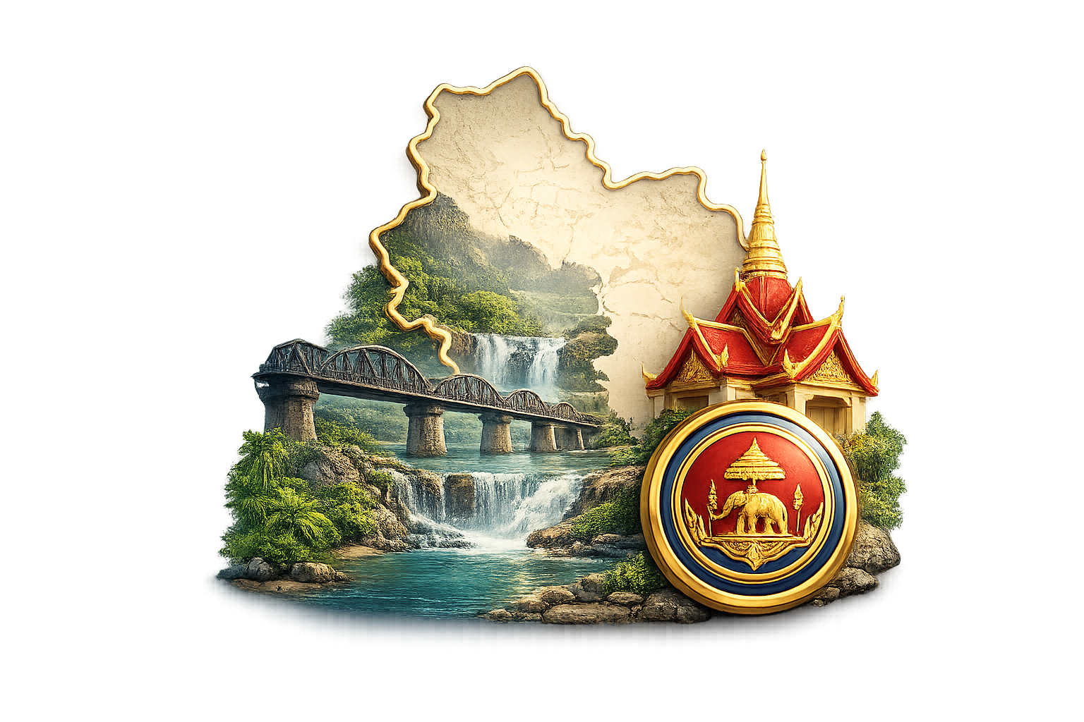 ด้านที่ 8 ข้อมูลจังหวัดกาญจนบุรี